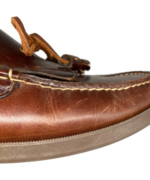 PARABOOT（パラブーツ）PARABOOT (パラブーツ) BEAMS F (ビームスエフ) キルトタッセルローファー ブラウン サイズ:8の古着・服飾アイテム