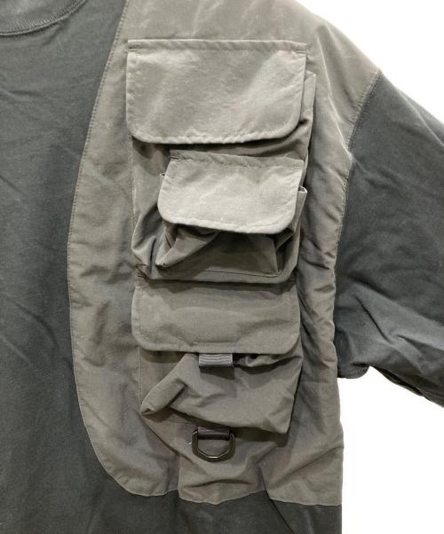 meanswhile（ミーンズワイル）meanswhile (ミーンズワイル) ラゲッジL/S ブラック サイズ:2の古着・服飾アイテム