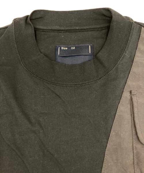 meanswhile（ミーンズワイル）meanswhile (ミーンズワイル) ラゲッジL/S ブラック サイズ:2の古着・服飾アイテム