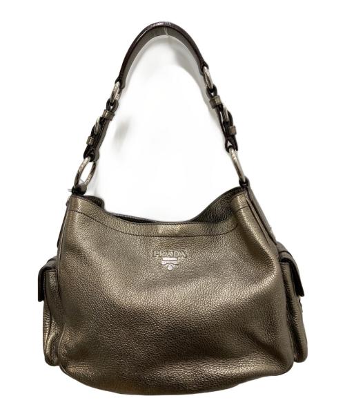 PRADA（プラダ）PRADA (プラダ) ヴィッテロワンショルダーバッグ ブラウンの古着・服飾アイテム