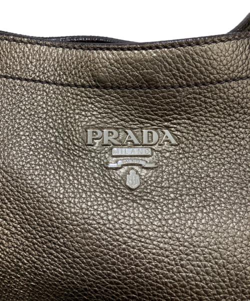 PRADA（プラダ）PRADA (プラダ) ヴィッテロワンショルダーバッグ ブラウンの古着・服飾アイテム