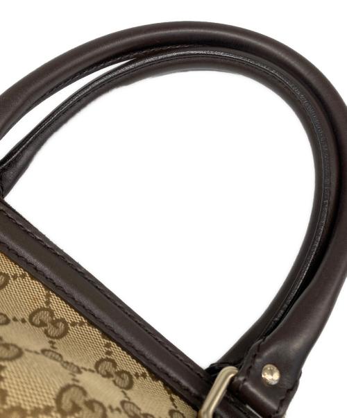 GUCCI（グッチ）GUCCI (グッチ) 2WAYGGスーキートートバッグ ベージュの古着・服飾アイテム