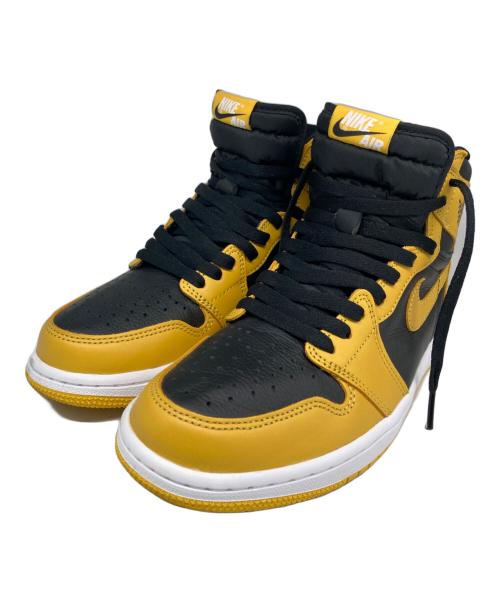 NIKE（ナイキ）NIKE (ナイキ) AIR JORDAN 1 RETRO HIGH OG/エアジョーダン 1 レトロ ハイ オリジナル イエロー×ブラック サイズ:26.5ｃｍの古着・服飾アイテム