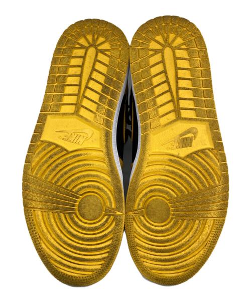 NIKE（ナイキ）NIKE (ナイキ) AIR JORDAN 1 RETRO HIGH OG/エアジョーダン 1 レトロ ハイ オリジナル イエロー×ブラック サイズ:26.5ｃｍの古着・服飾アイテム