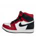中古・古着 NIKE (ナイキ) WMNS AIR JORDAN 1 HIGH OG/ウィメンズエアジョーダン１ハイOG レッド×ホワイト サイズ:26cm：12000円