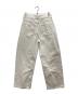 Snidel (スナイデル) タックワイドデニムパンツ ホワイト サイズ:Ｌ：5000円