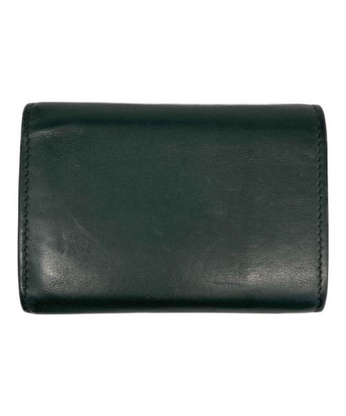 Saint Laurent Paris（サンローランパリ）Saint Laurent Paris (サンローランパリ) コンパクトウォレット グリーンの古着・服飾アイテム