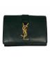 Saint Laurent Paris（サンローランパリ）の古着「コンパクトウォレット」｜グリーン
