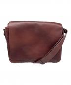 MOTHERHOUSEマザーハウス）の古着「アンティーク B5 ショルダーバッグ」｜ブラウン