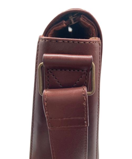 MOTHERHOUSE（マザーハウス）MOTHERHOUSE (マザーハウス) アンティーク B5 ショルダーバッグ ブラウンの古着・服飾アイテム