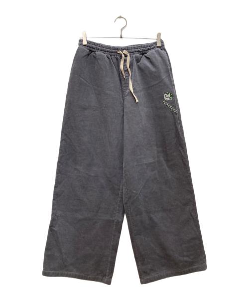 studio seven（スタジオセブン）STUDIO SEVEN (スタジオセブン) Corduroy Wide Easy Pants/コーデュロイ ワイド イージー パンツ グレー サイズ:Lの古着・服飾アイテム