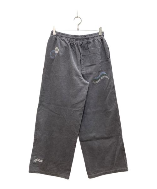 studio seven（スタジオセブン）STUDIO SEVEN (スタジオセブン) Corduroy Wide Easy Pants/コーデュロイ ワイド イージー パンツ グレー サイズ:Lの古着・服飾アイテム