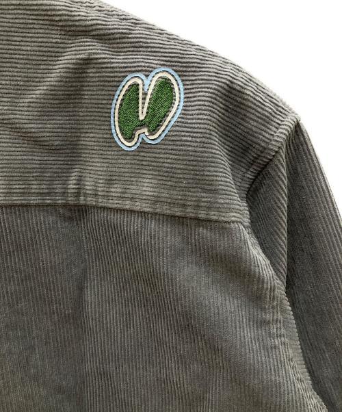 studio seven（スタジオセブン）STUDIO SEVEN (スタジオセブン) Corduroy Shirt/コーデュロイ シャツ グレー サイズ:Lの古着・服飾アイテム