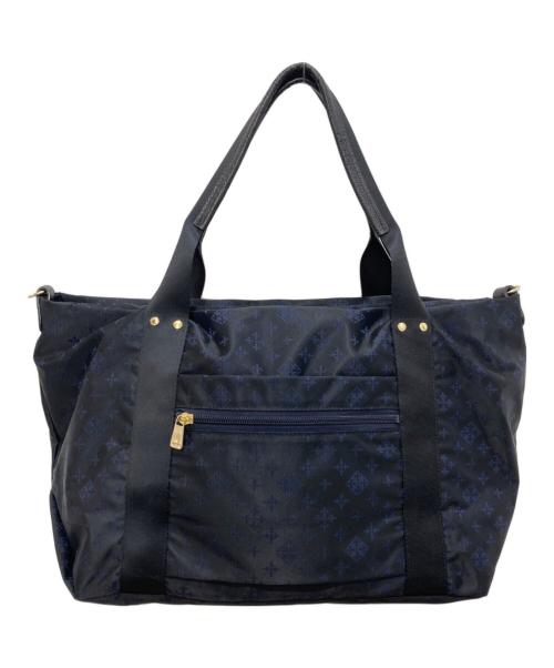 russet（ラシット）russet (ラシット) ボストンバッグ ネイビーの古着・服飾アイテム