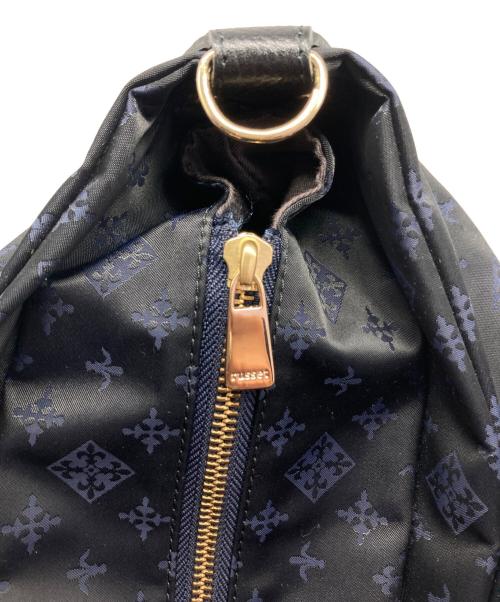 russet（ラシット）russet (ラシット) ボストンバッグ ネイビーの古着・服飾アイテム