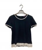 LEONARDレオナール）の古着「カットソーブラウス」｜ブラック