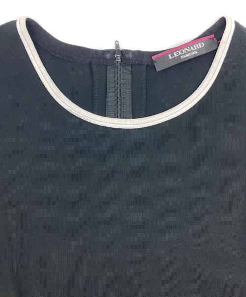 LEONARD（レオナール）LEONARD (レオナール) カットソーブラウス ブラック サイズ:38の古着・服飾アイテム