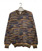 TRICOTS JEAN MARCトリコットジーンマルク）の古着「クルーネックニット」｜ブラウン