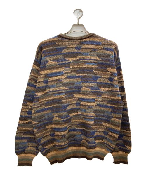 TRICOTS JEAN MARC（トリコットジーンマルク）TRICOTS JEAN MARC (トリコットジーンマルク) クルーネックニット ブラウン サイズ:Ｌの古着・服飾アイテム