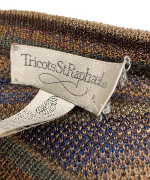TRICOTS JEAN MARC（トリコットジーンマルク）TRICOTS JEAN MARC (トリコットジーンマルク) クルーネックニット ブラウン サイズ:Ｌの古着・服飾アイテム
