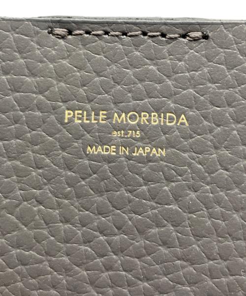 PELLE MORBIDA（ペッレモルビダ）PELLE MORBIDA (ペッレモルビダ) Tela Marina ハンドバッグ/テーラマリーナ　ハンドバッグ グレーの古着・服飾アイテム