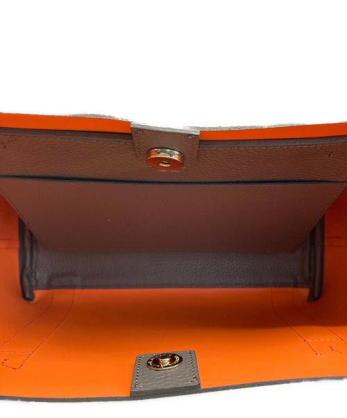 PELLE MORBIDA（ペッレモルビダ）PELLE MORBIDA (ペッレモルビダ) Tela Marina ハンドバッグ/テーラマリーナ　ハンドバッグ グレーの古着・服飾アイテム