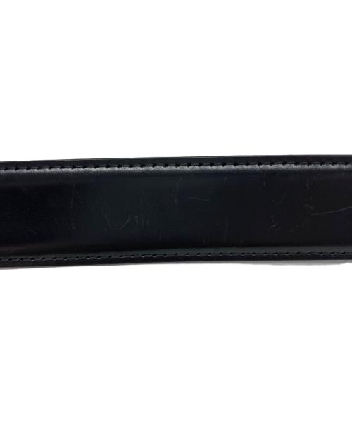 BVLGARI（ブルガリ）BVLGARI (ブルガリ) レザーベルト ブラックの古着・服飾アイテム