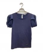 MIU MIUミュウミュウ）の古着「切替ブラウス」｜ネイビー