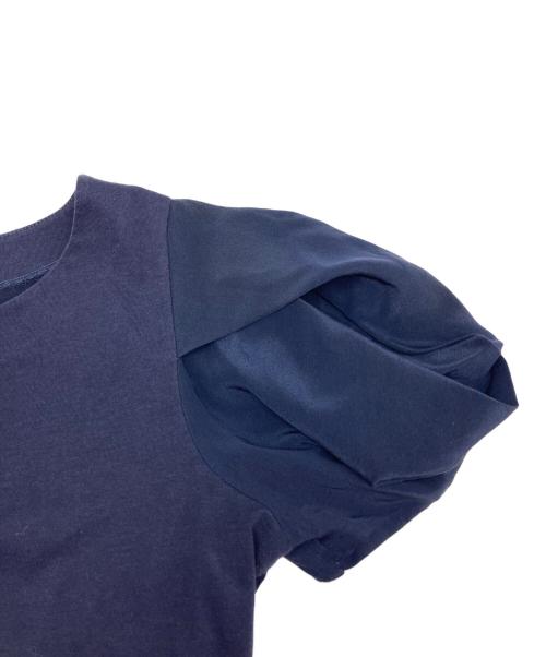 MIU MIU（ミュウミュウ）MIU MIU (ミュウミュウ) 切替ブラウス ネイビー サイズ:ＸＳの古着・服飾アイテム