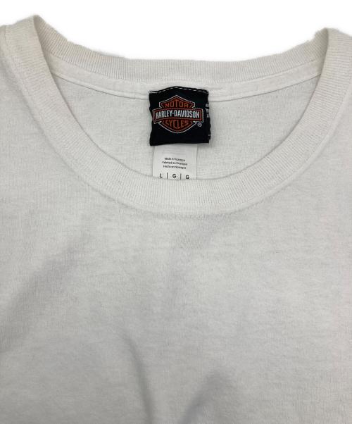 HARLEY-DAVIDSON（ハーレーダビッドソン）HARLEY-DAVIDSON (ハーレーダビッドソン) プリントTシャツ ホワイト サイズ:Lの古着・服飾アイテム