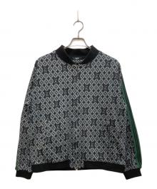 glamb（グラム）の古着「Glitter Monogram Jersey」｜ブラック×グレー