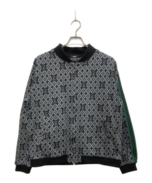 glamb（グラム）glamb (グラム) Glitter Monogram Jersey ブラック×グレー サイズ:Mの古着・服飾アイテム