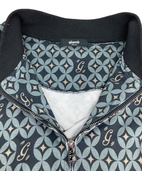 glamb（グラム）glamb (グラム) Glitter Monogram Jersey ブラック×グレー サイズ:Mの古着・服飾アイテム