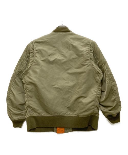 stussy（ステューシー）stussy (ステューシー) MA-1フライトジャケット カーキ サイズ:Ｍの古着・服飾アイテム
