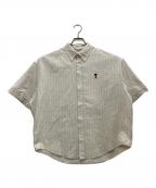 AMI Alexandre Mattiussiアミアレクサンドルマテュッシ）の古着「半袖シャツ」｜ホワイト