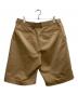 AURALEE (オーラリー) WASHED FINX CHINO SHORTS LIGHTハーフパンツ/ウォッシュド　フィンクス　チノ　ショーツ　ライト　ハーフパンツ ブラウン サイズ:4：8000円