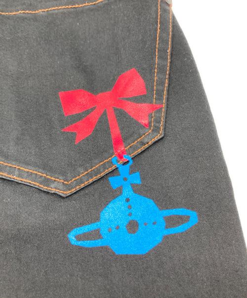 Vivienne Westwood RED LABEL（ヴィヴィアンウエストウッドレッドレーベル）Vivienne Westwood RED LABEL (ヴィヴィアンウエストウッドレッドレーベル) デニムパンツ ブラック サイズ:3の古着・服飾アイテム
