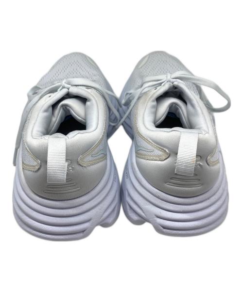 HOKAONEONE（ホカオネオネ）HOKAONEONE (ホカオネオネ) BONDI ８/ボンディ　8 ホワイト サイズ:24cm/US6/UK5.5/EUR38.5/BR37/CN240(2.5)の古着・服飾アイテム