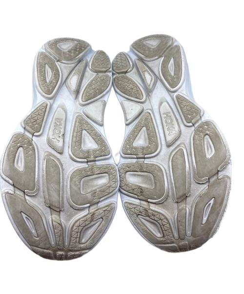 HOKAONEONE（ホカオネオネ）HOKAONEONE (ホカオネオネ) BONDI ８/ボンディ　8 ホワイト サイズ:24cm/US6/UK5.5/EUR38.5/BR37/CN240(2.5)の古着・服飾アイテム