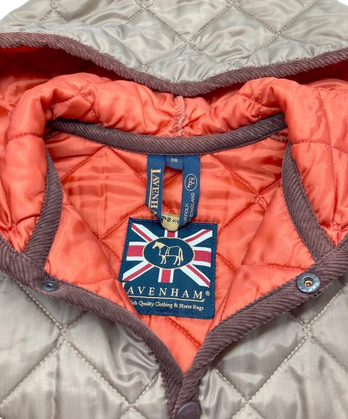 LAVENHAM（ラベンハム）LAVENHAM (ラベンハム) キルティングジャケット ブラウン サイズ:38の古着・服飾アイテム