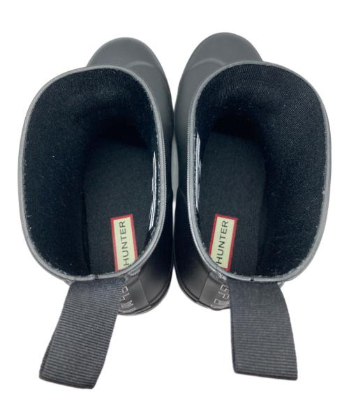 HUNTER（ハンター）HUNTER (ハンター) PLAY BACKSTRAP PRINT BOOT/プレイ　バックストラップ　プリント　ブーツ ブラック サイズ:37の古着・服飾アイテム