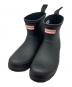 HUNTER（ハンター）の古着「PLAY BACKSTRAP PRINT BOOT/プレイ　バックストラップ　プリント　ブーツ」｜ブラック