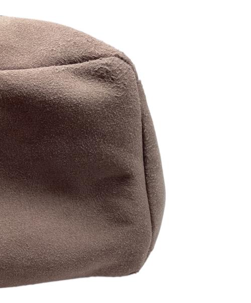 VIOLAd'ORO（ヴィオラドーロ）VIOLAd'ORO (ヴィオラドーロ) マイクロファイバースエードトートバッグ ブラウンの古着・服飾アイテム