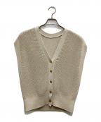 Nobleノーブル）の古着「Newペーパーヤーンベスト」｜ベージュ