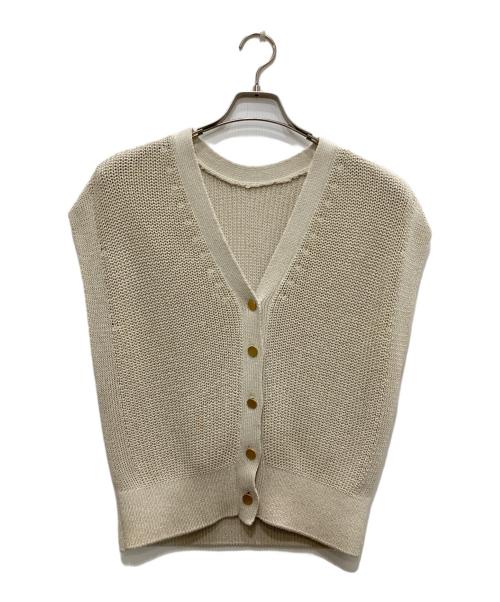 Noble（ノーブル）Noble (ノーブル) Newペーパーヤーンベスト ベージュ サイズ:表記無しの古着・服飾アイテム
