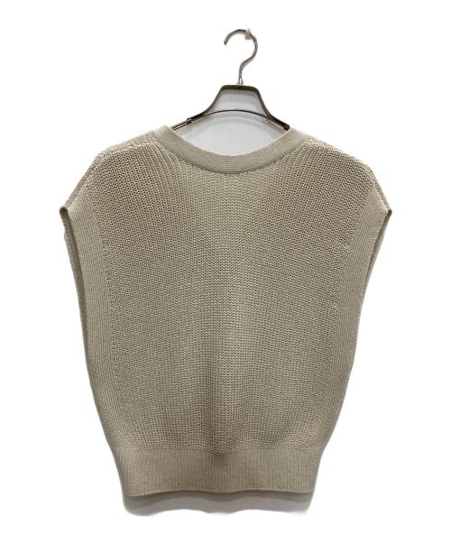 Noble（ノーブル）Noble (ノーブル) Newペーパーヤーンベスト ベージュ サイズ:表記無しの古着・服飾アイテム