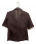 COLLAGE GALLARDAGALANTE (コラージュ ガリャルダガランテ) 半袖メッシュジャケット ブラウン サイズ:F：8000円