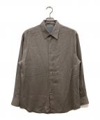 AURALEEオーラリー）の古着「SUPER LIGHT WOOL SHIRT/スーパー ライト ウール シャツ」｜ブラウン