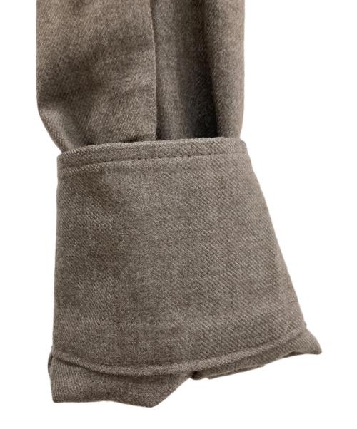 AURALEE（オーラリー）AURALEE (オーラリー) SUPER LIGHT WOOL SHIRT/スーパー ライト ウール シャツ ブラウン サイズ:3の古着・服飾アイテム