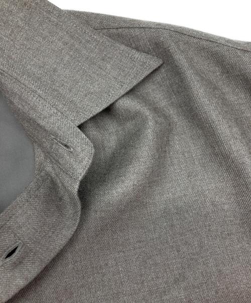AURALEE（オーラリー）AURALEE (オーラリー) SUPER LIGHT WOOL SHIRT/スーパー ライト ウール シャツ ブラウン サイズ:3の古着・服飾アイテム